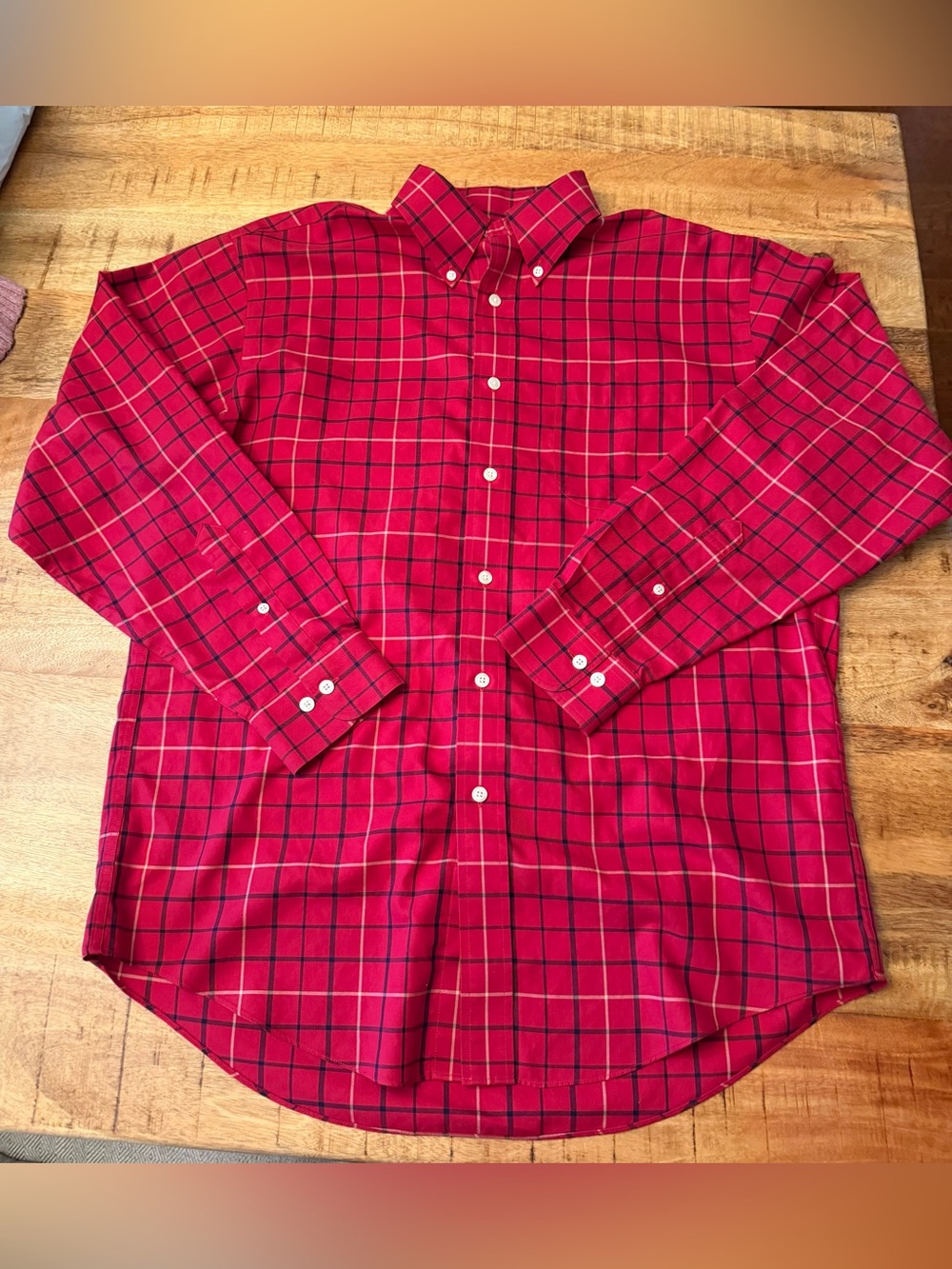 Brooks Brothers Red Plaid Button-Down Shirt